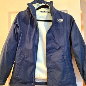 Girls M (10/12) The North Face 3 in 1 jacket